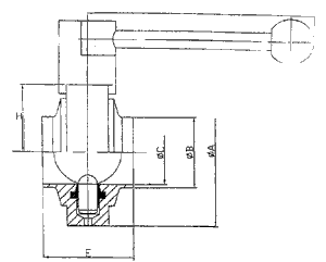 SMS BUTTERFLY VALVE WELD END